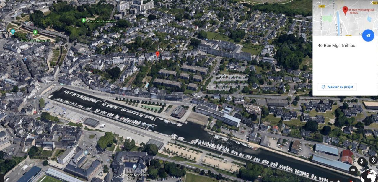 DU MANN petite maison jardin à 100m du port de Vannes avec PARKING privé Exterior foto